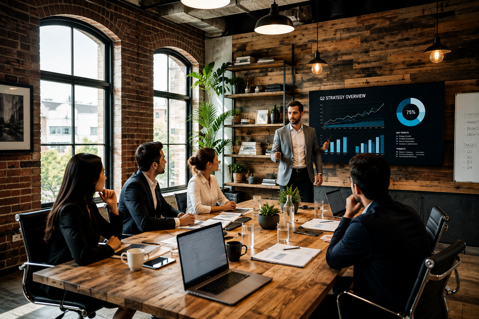 Professional and diverse corporate business team
