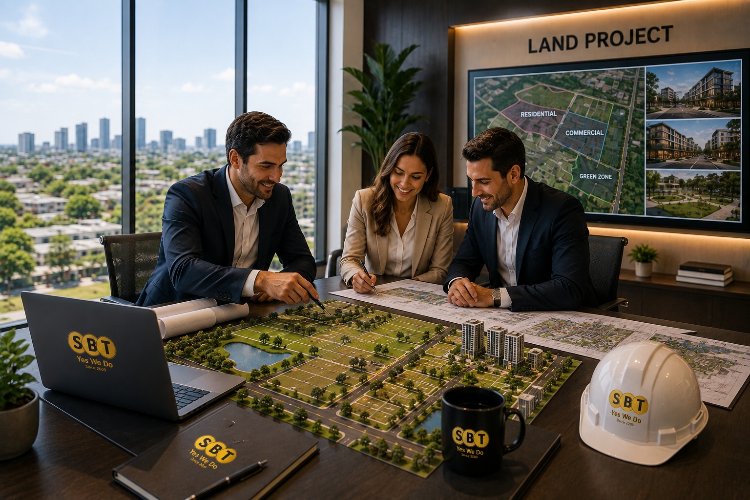 Modern property development project
